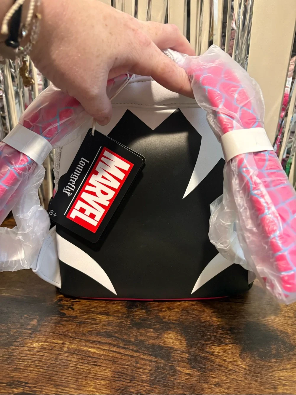 🔥 Loungefly Marvel Spider-Man Spider-Gwen Sequin Mini Backpack